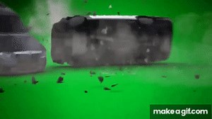 [GREENSCREEN] Police Car Crash on Make a GIF
