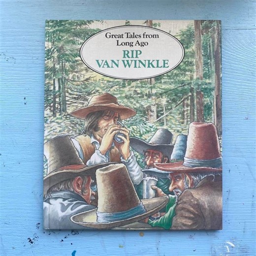 1986 Rip Van Winkle Book • Torstar Vintage Children’s Classic • American Folklore Story - Etsy