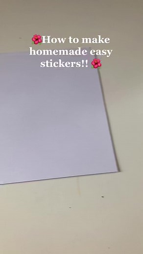 How to Make Homemade Easy Stickers
