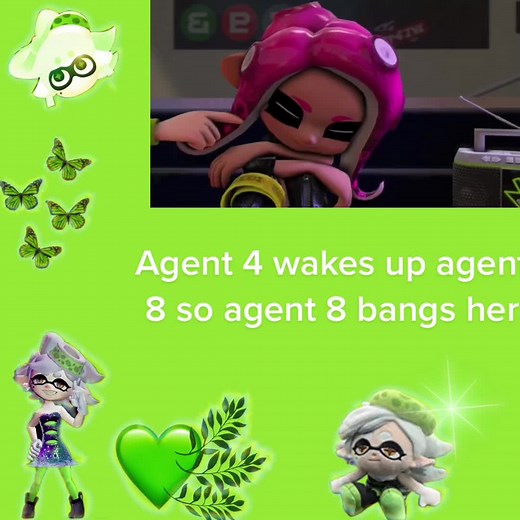 Agent 4 and Agent 8 Splatoon Wake-Up Call