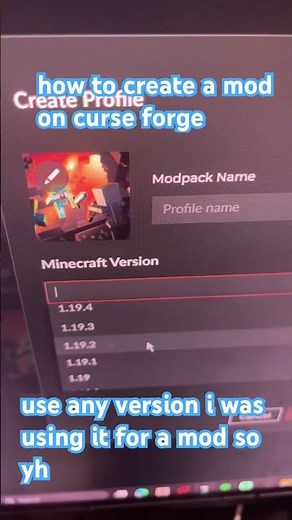 how to make a curse forge mod
