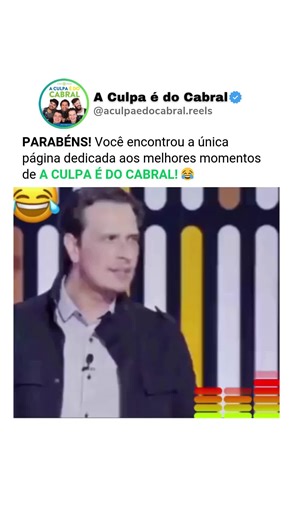 📺A Culpa é do Cabral Reels😂🇧🇷 on Instagram: "Siga👉 @aculpaedocabral_reels 😂 🧭 10 Curiosidades sobre A Culpa é do Cabral Origem do nome O título faz uma brincadeira com o “descobrimento do Brasil” — como se os problemas do país fossem “culpa” de Pedro Álvares Cabral. A ideia combina humor e crítica social de forma leve. Estreia e emissora O programa estreou em 2016 no canal Comedy Central Brasil e rapidamente se tornou um dos maiores sucessos de humor da TV por assinatura. Elenco fixo de h