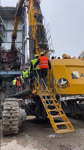 Massive Demolition Excavator #shorts