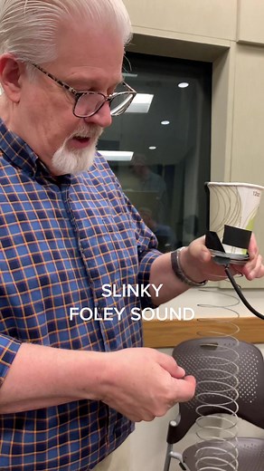 Slinky Sound Effects for Foley Class at Salt Lake Community College