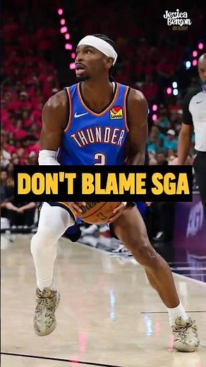 Don't get mad at SGA #nba