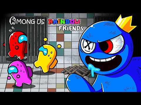 어몽어스 | Among Us vs. Rainbow Friends (Blue) | Among Us Animation