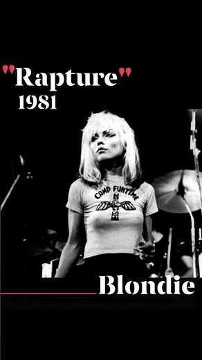 "Rapture" 1981~ Blondie #80smusic #blondie