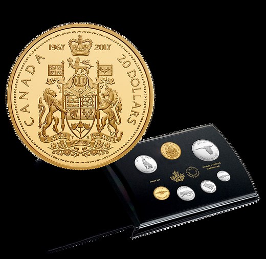 2017 Commemorative Pure Silver 7-Coin Proof Set - 1967 Centennial Coins  | The Royal Canadian Mint