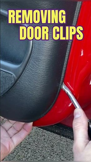 REMOVING DOOR PANEL RETAINER CLIPS. #shorts #youtubeshorts
