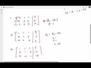 Gauss Jordan Method | Solving Linear Systems