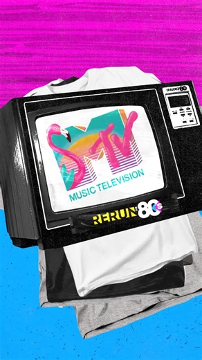 98K views · 2.1K reactions | Remember when MTV actually played music?   The golden age of MTV lives on in every tee! | Rerun The 80s | Facebook