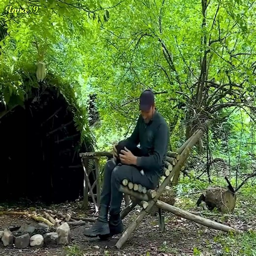 46K views · 555 reactions | Alone in the Wild Building a Shelter with Deciduous Trees - Solo Overnight in th- | Anna89 | Facebook