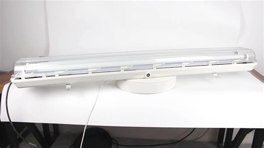 2x16W ATEX Certified Explosion-Proof LED Strip Light IP66 Polycarbonate Material Lamp with Battery Backup for Outdoor Use