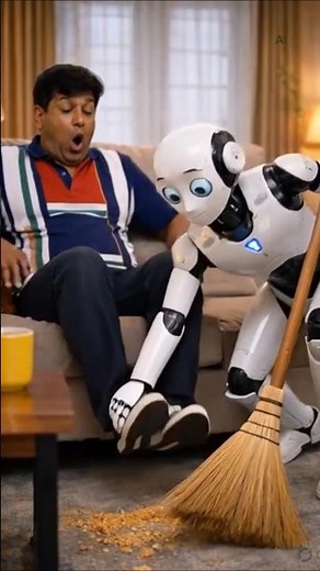 😂The robot did all the work correctly, right?