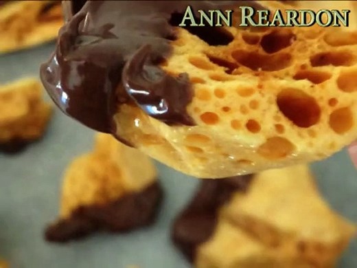 HOW TO MAKE HONEYCOMB SEAFOAM candy recipe by How To Cook That Ann Reardon