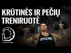 Krūtinės Ir Pečių Treniruotė Su Deividu Dubinu.💪 Krūtinės Ir Pečių Treniruotės Pratimai 🏋️‍♂️