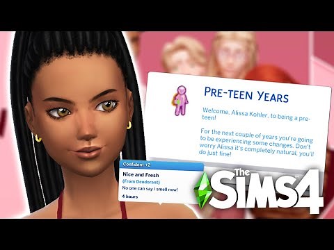 PRE-TEEN Mod!! Attend Middle School & MORE! (The Sims 4 Mods)