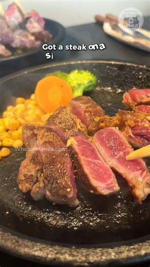 5.7K views | Got a sizzling steak? What's the best way to use those flavorful juices? 樂 Watch this reel to find out! #hack #foodhack #rice #steakrice #meat #sizzlingplate #tips | When In Manila | Facebook