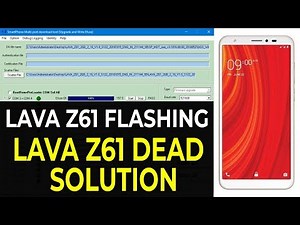 LAVA Z61 Flashing | LAVA Z61 Dead Solution | 2019