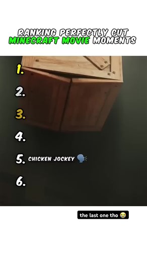 Ranking Minecraft Movie Moments #cartoon #funnytiktok #fyp #minecraft