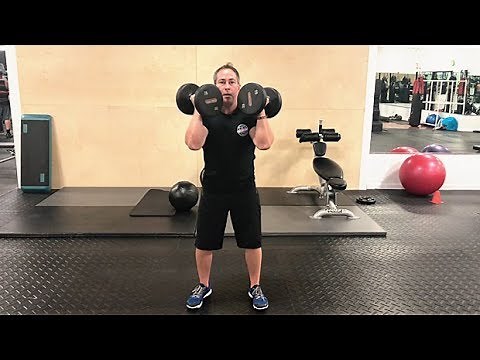 Dumbbell Rotational Shoulder Press