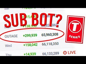 How Was T-Series Getting Subscribers When YouTube Was Down? (ANSWERED!!)