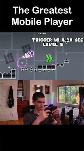 Geometry Dash iOS Player Vs 10 Levels of Difficulty