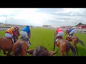 A jockey's view in one of the world's best horse races as Nashwa finishes third in the Oaks at Epsom
