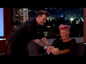WATCH: Pink Loses It Meeting Her Celebrity Crush: Johnny Depp!
