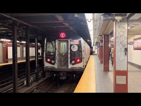 NYCT Subway: R160 (C) Train at 34th Street - Penn Station
