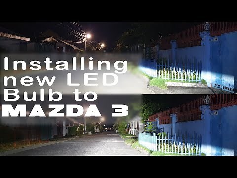 How I install LED Headlight Bulb to my Mazda 3