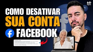 Quer dar uma pausa no Facebook, mas sem excluir sua conta? Neste vídeo eu ensino como desativar o Facebook temporariamente, passo a passo, direto pelo computador. | 60 Digital