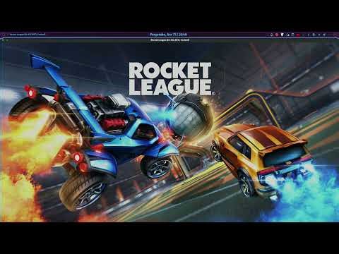 How to fix stucking at press a button to start screen on rocket league (Linux)