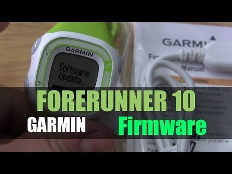 Garmin Forerunner 10 - How To Update Firmware