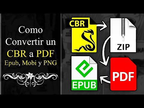 ¿Convertir un Cbr a Pdf, Epub, Mobi, Zip y Png? (SIN PERDER CALIDAD)