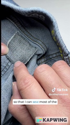 What to do when your back pocket tears off?