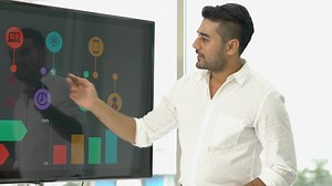 Businessman presentation and meeting team together, middle east or transcontinental region centered on western asia. concept of gathering partnership, negotiation and deal partners. | Premium Stock Video Footage