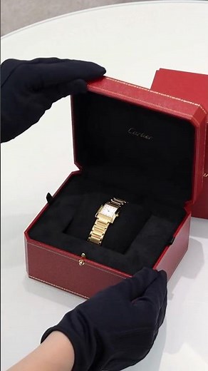 CARTIER カルティエ タンク フランセーズ SM イエローゴールド シェルダイヤ WGTA0349 【日本限定】 #shorts