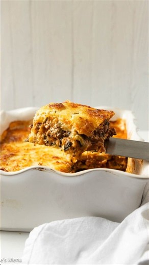 Zucchini Lasagna | 24g Protein, No Noodles, Not Watery