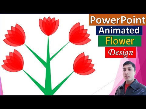 Beautiful open flower animation effect in powerpoint || Advance Blossom Effect