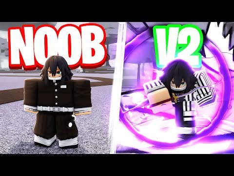 Going From NOOB TO SERPENT BREATHING V2 OBANAI IGURO In Roblox Weak Legacy 2