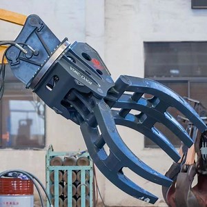 [Hot Item] Excavator Hydraulic Rotating Wood Grab Timber Grab Log Grab for Excavator