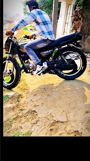 Splendor Bike Big Tyre Setup 🔥 | S Alloy Wheel Modification Look 2025 | Splendor Custom Build 😎