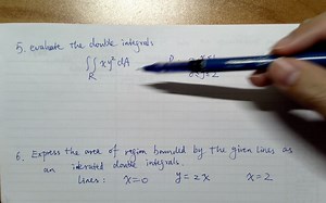 Double Integrals examples