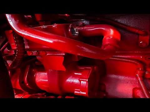 The cummins on engine air compressor