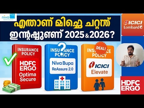 ഏതാണ് Best Health Insurance 2025? HDFC ERGO vs Niva Bupa vs ICICI | Best Health Insurance Malayalam