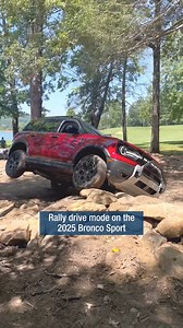 Officials say Bronco Sport owners camp, fish or hunt twice as often as others in the segment and go off-roading three times as much. The top two non-Ford vehicles traded in for the Bronco Sport are full-size pickups. The biggest capability upgrade comes in the Sasquatch package offered on the Badlands and Outer Banks trims. The package includes special shocks, a twin-clutch rear-drive unit and locking rear differential, and 29-inch tires. A special Rally drive mode for off-roading holds gears lo