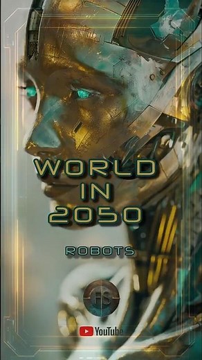 World in 2050 . Rise of Robots #ai #future #futurescape #futurism #space