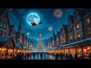 Christmas Animation🤖 AI Generated Christmas Eve | Merry Christmas Status | Santa Sledge Animation