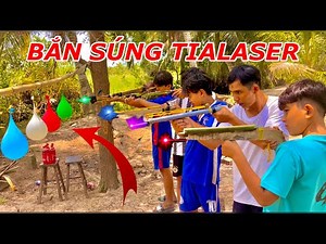 Làm Súng Bằng Tre Trúc Đại Chiến Súng Tự Động Tự Chế Kết Quả Thật Bất Ngờ